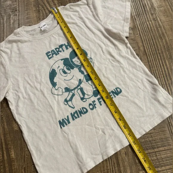 Re/Done Classic "Earth My Kind of friend" Tee Shirt. - Picture 2 of 3